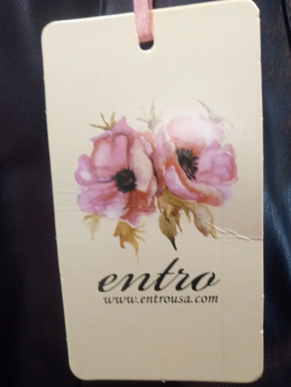 ENTRO FAUX LEATHER SKORT